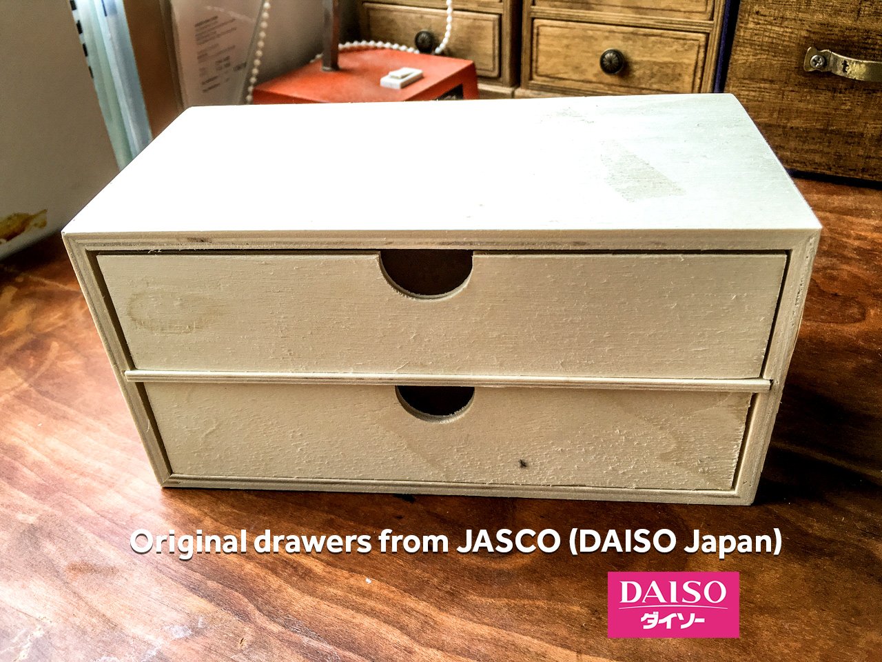 Original DAISO drawers
