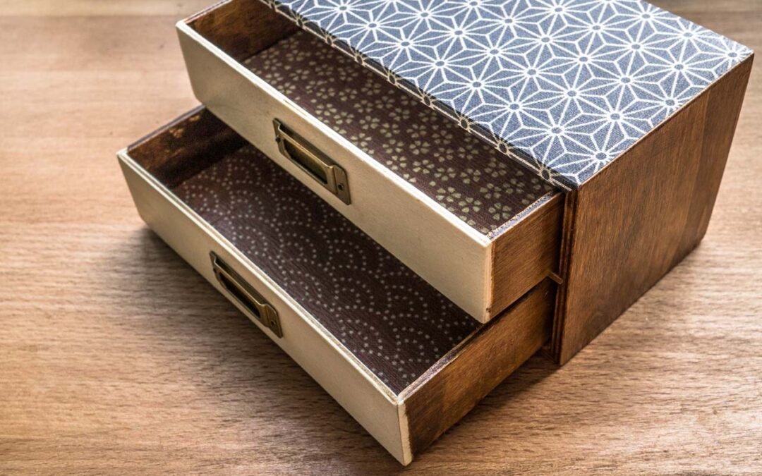 Japanese style vintage drawer make-over.