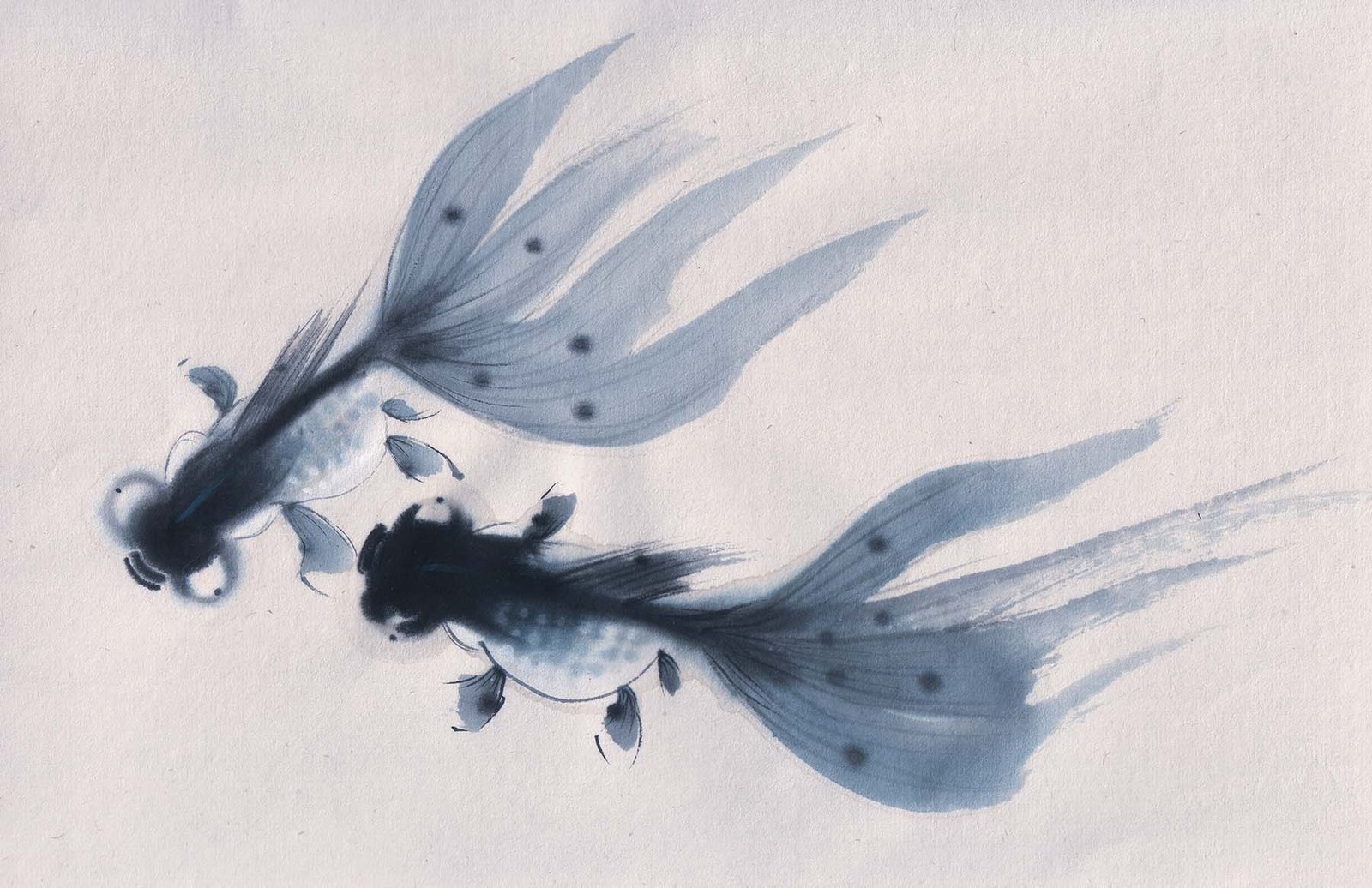Chinese painting of Goldfishes