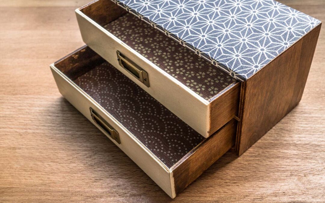 Japanese style vintage drawer make-over.