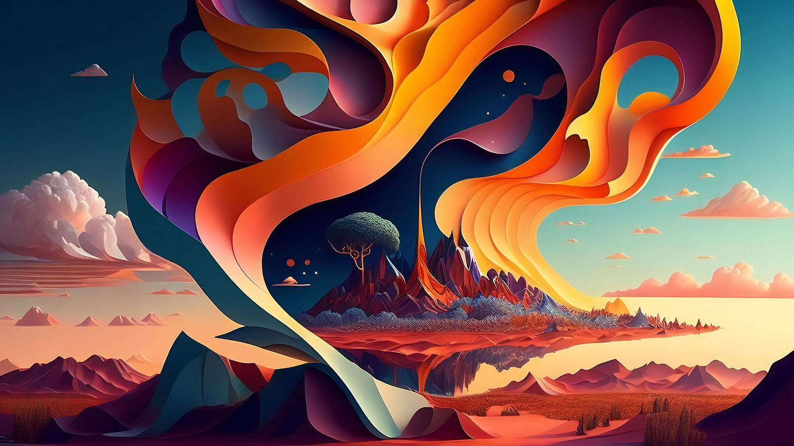 Abstract and Dreamy Illustrations