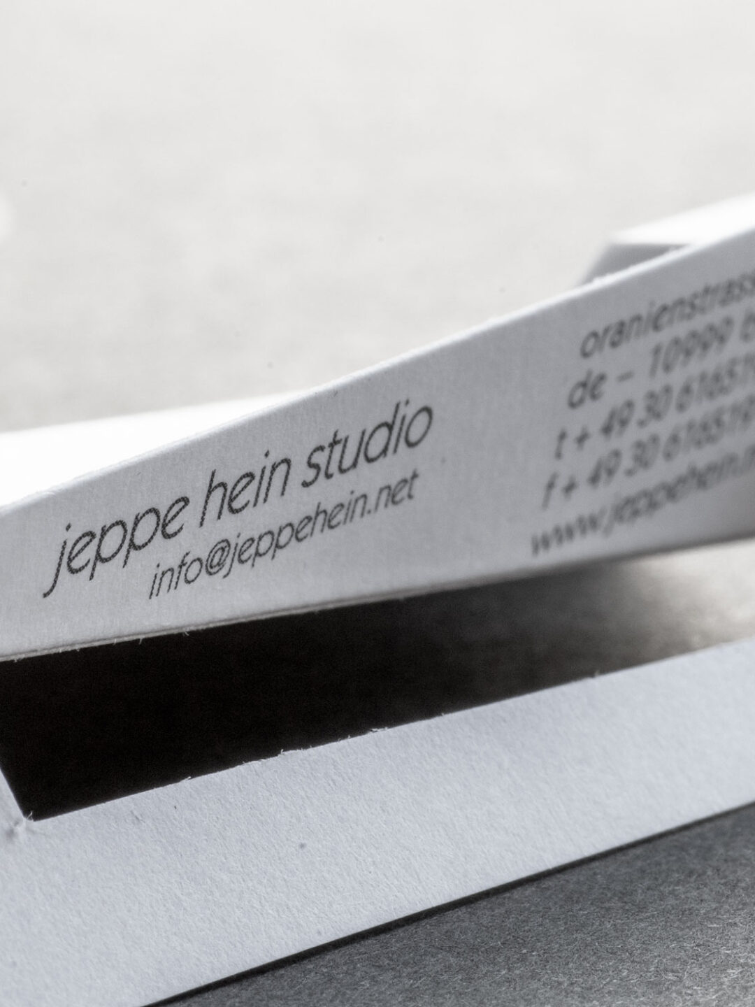 Jeppe Hein Business Card